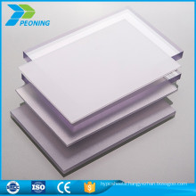 High strength coloured plastic polycarbonate transparent roofing garage sheet